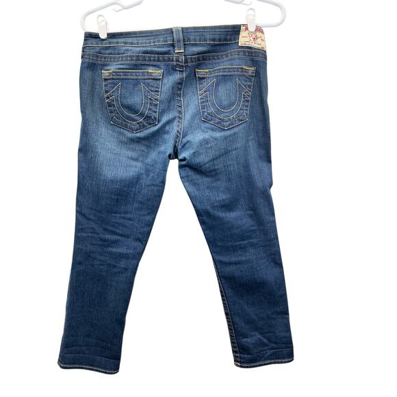 TRUE RELIGION Women's Jeans Lizzy Size 32 Made In USA Blue Denim - Picture 5 of 13